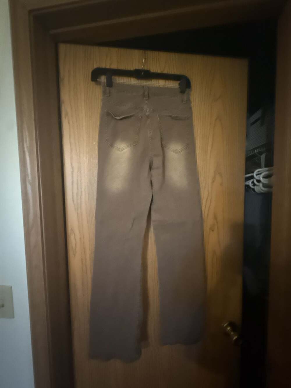 Dazy Brown Washed Straight Leg Jeans Size S - Picture 2 of 3